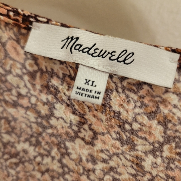 Madewell Tie Front Wrap Top - Picture 5 of 9